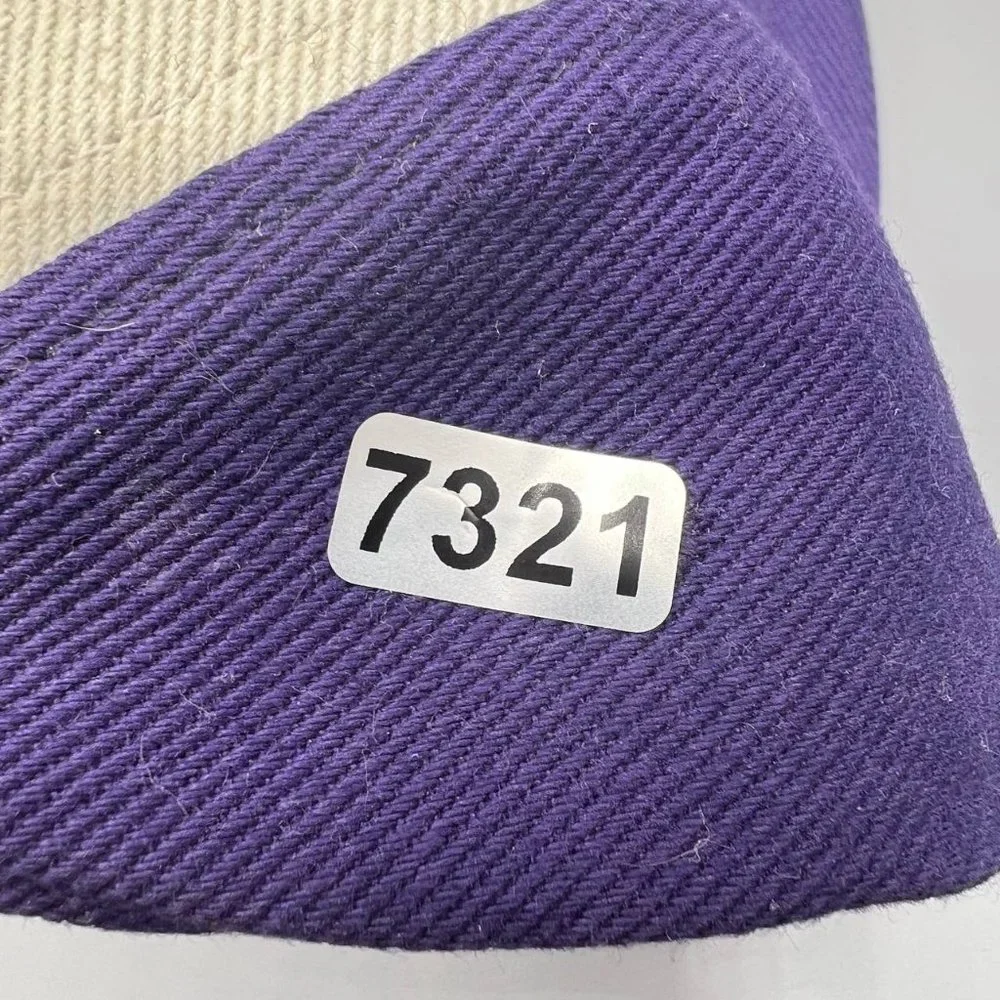 Air Jordan Hat Men 7 White‎ Purple Jumpman Fitted Cap